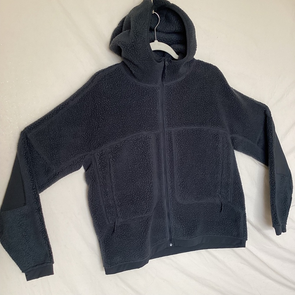 Mountain Hardwear southpass fleece hooded jacket EUC